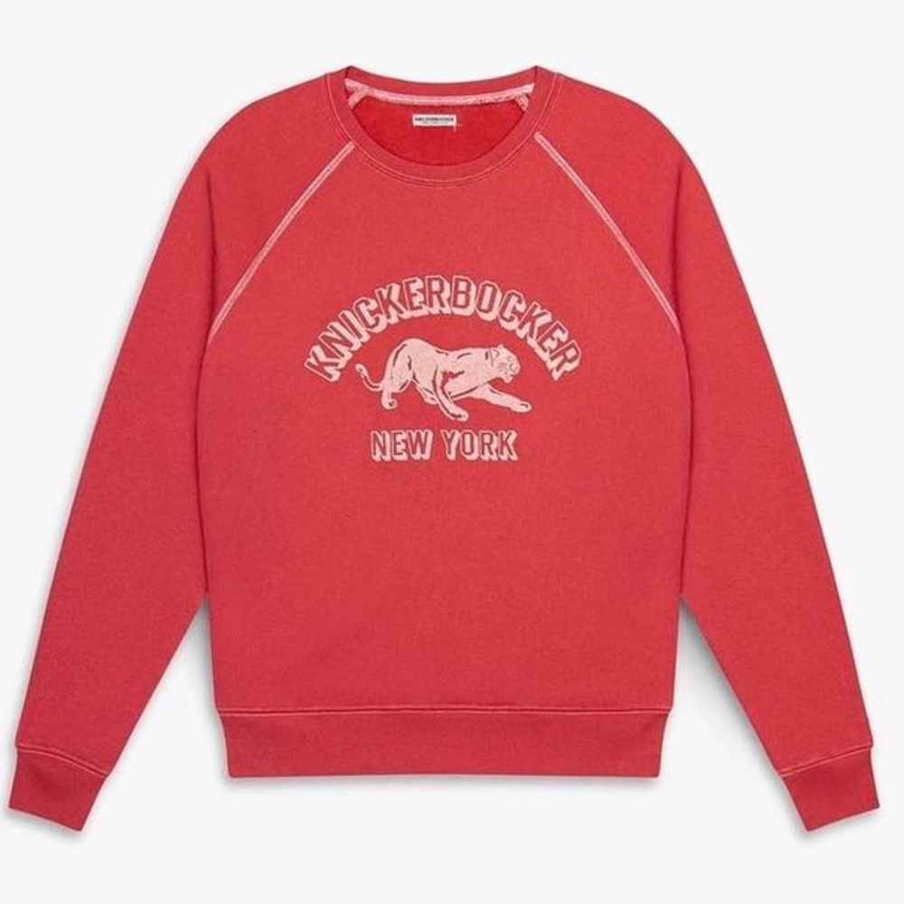 KNICKERBOCKER  New York big cat raglan sweatshirt